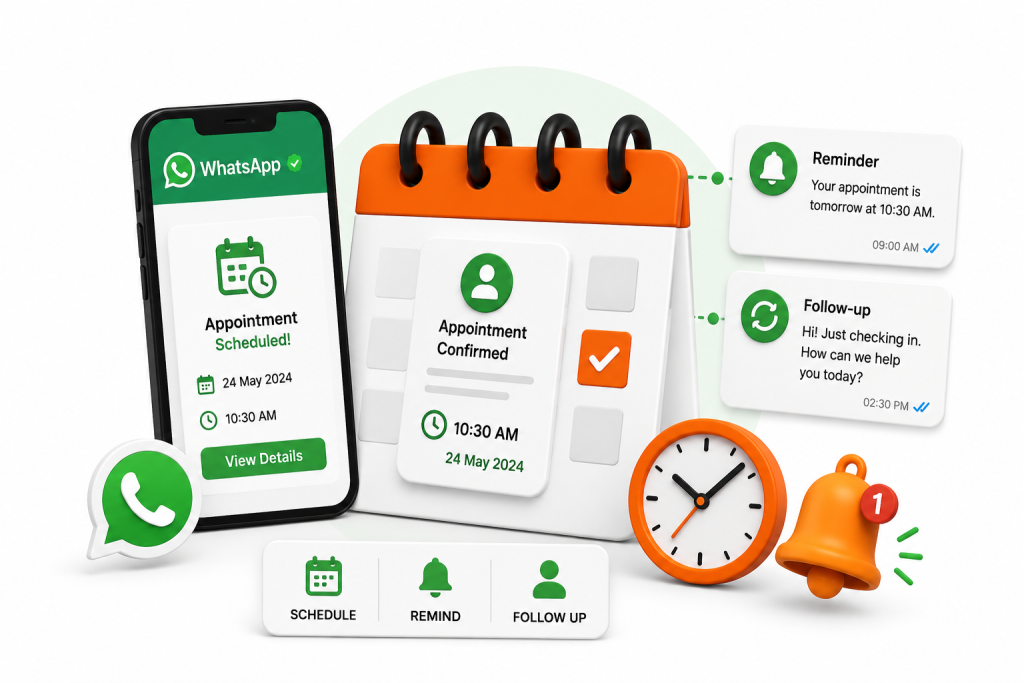 WhatsApp Business API Solutions - Scheduling & Follow-ups